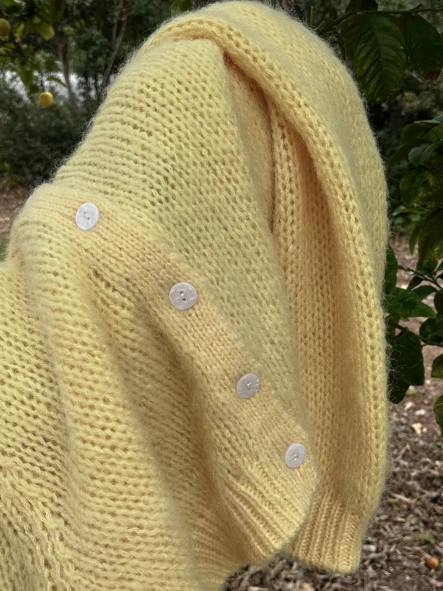 VMWILO Knit Cardigan - Pale Banana